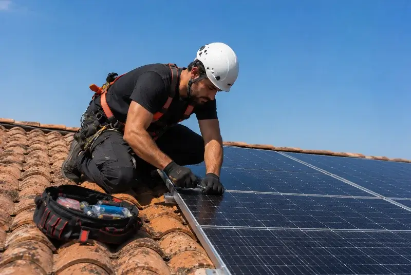 Maintenance et monitoring de panneaux solaires à Six-Fours-les-Plages
